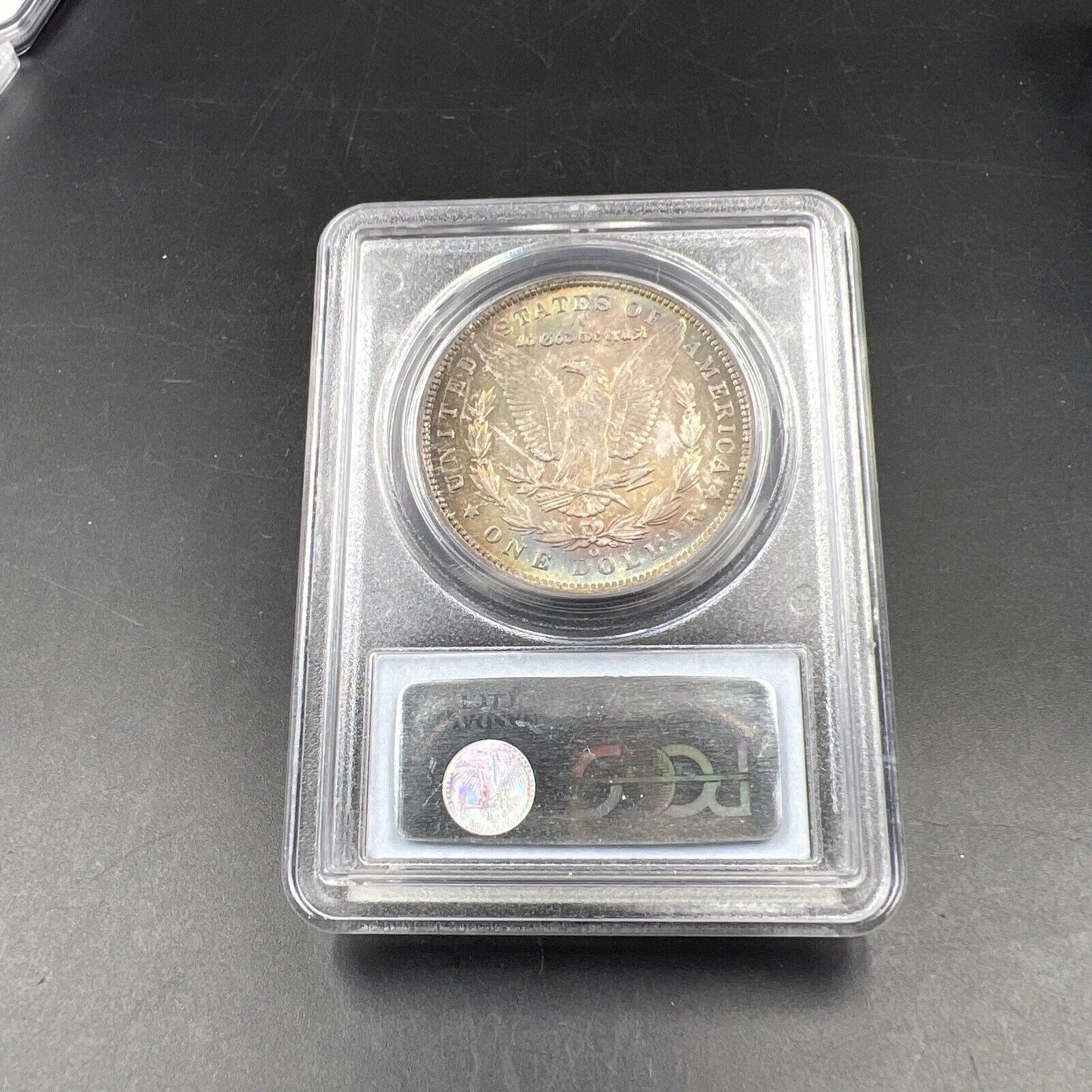 1900 O $1 Morgan Silver Dollar Coin PCGS MS65 PQ Toning Toner