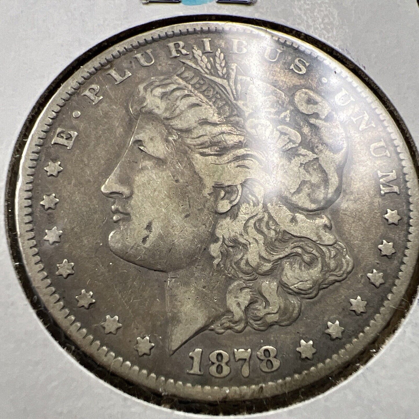 1878 CC $1 Morgan Silver Dollar Coin VG Very Good Circ