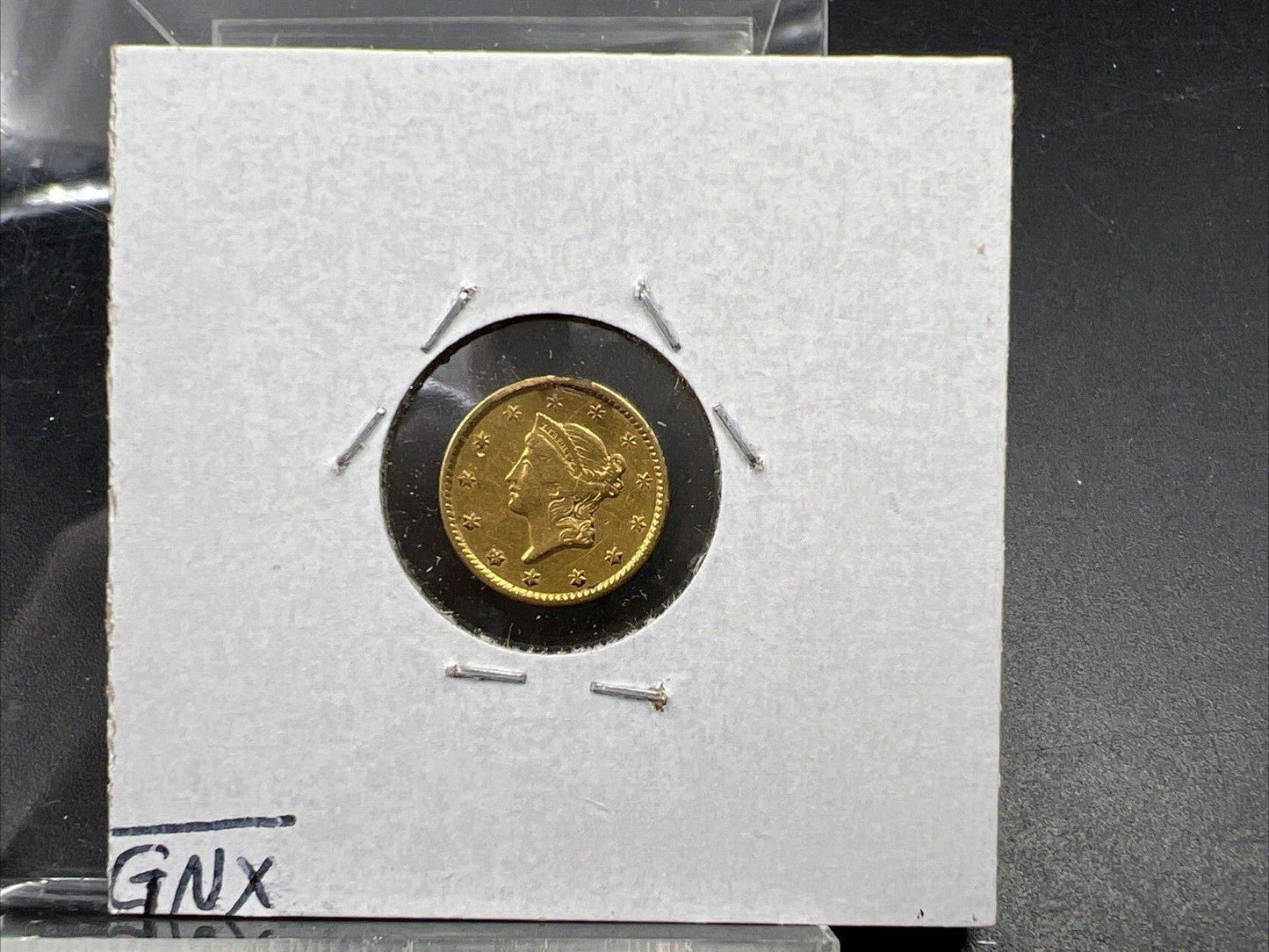 1851 Liberty Head Type I Gold Dollar $1 XF Details Ex Jewelry