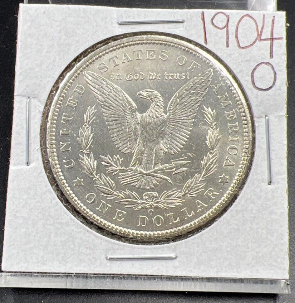 1904 O $1 Morgan Silver Dollar Coin BU UNC Uncirculated