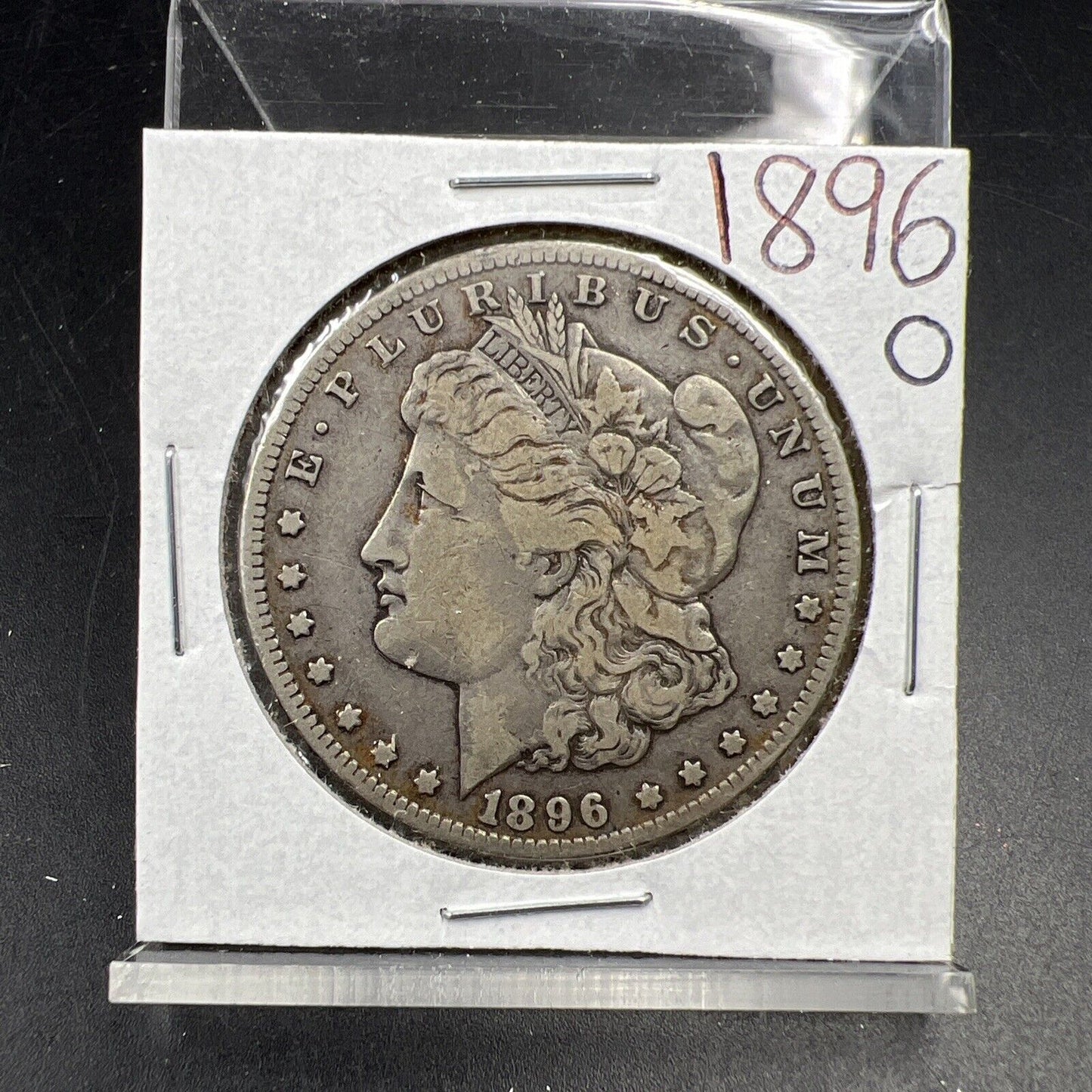 1896 O $1 Morgan Silver Dollar Coin VF Very Fine Circ