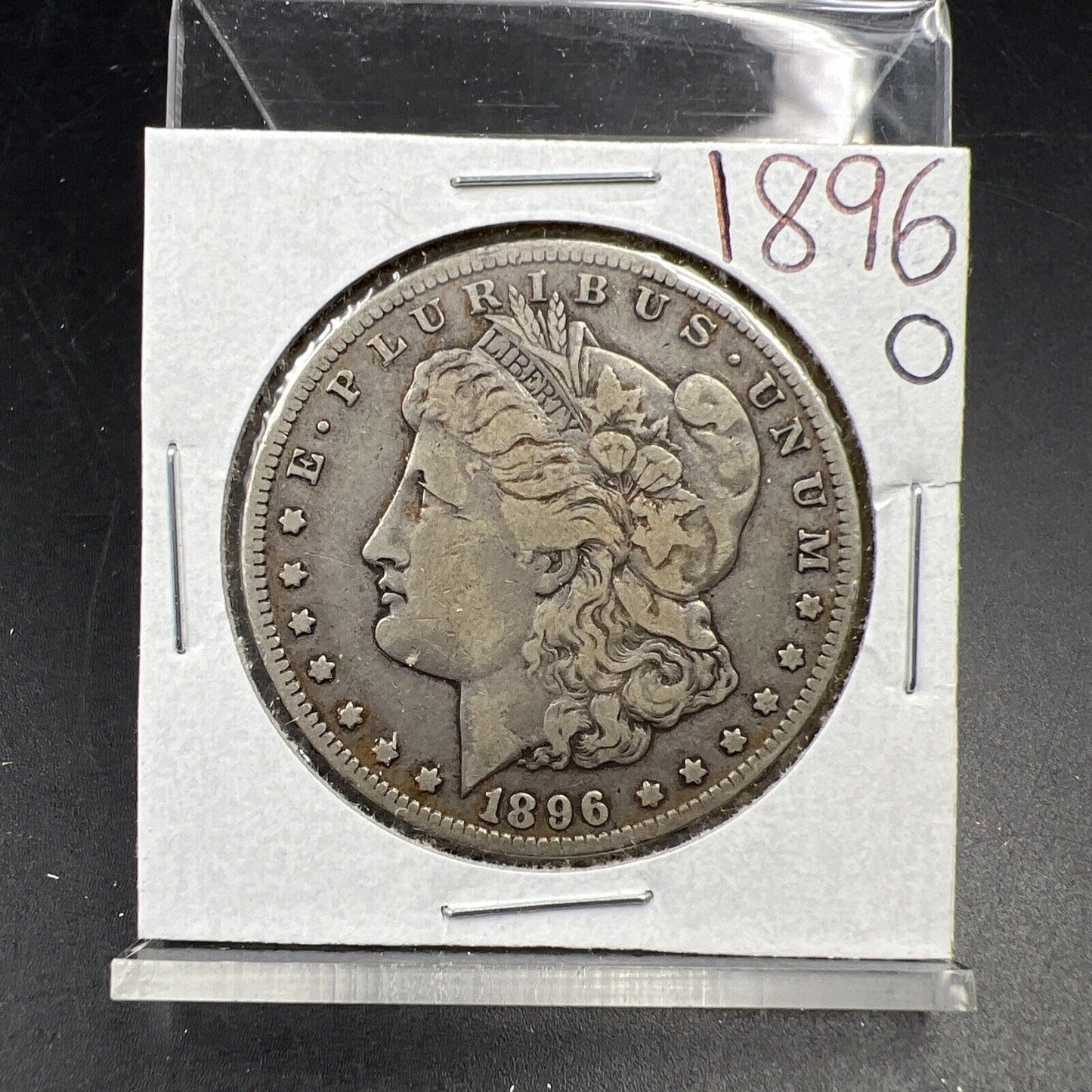 1896 O $1 Morgan Silver Dollar Coin VF Very Fine Circ