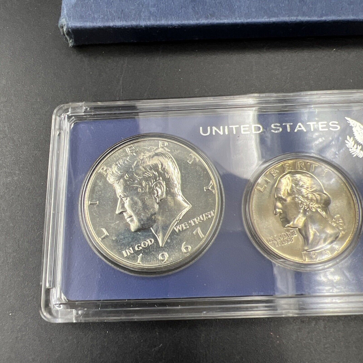 1967 US Mint SMS Special Mint Set in Blue Box & Plastic Case