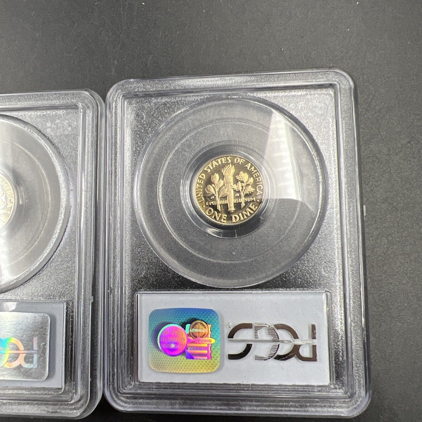 2 Coin Set / Lot 1977 & 1978 S 10c Roosevelt Clad Dime Coin PCGS PR69 DCAM