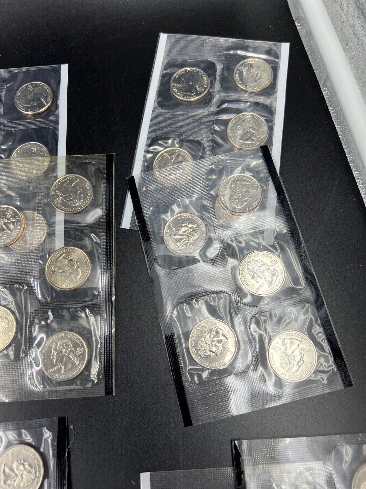 1999 - 2006 Complete 60 Coin P & D State Quarter Set In Mint Cello Gem BU UNC