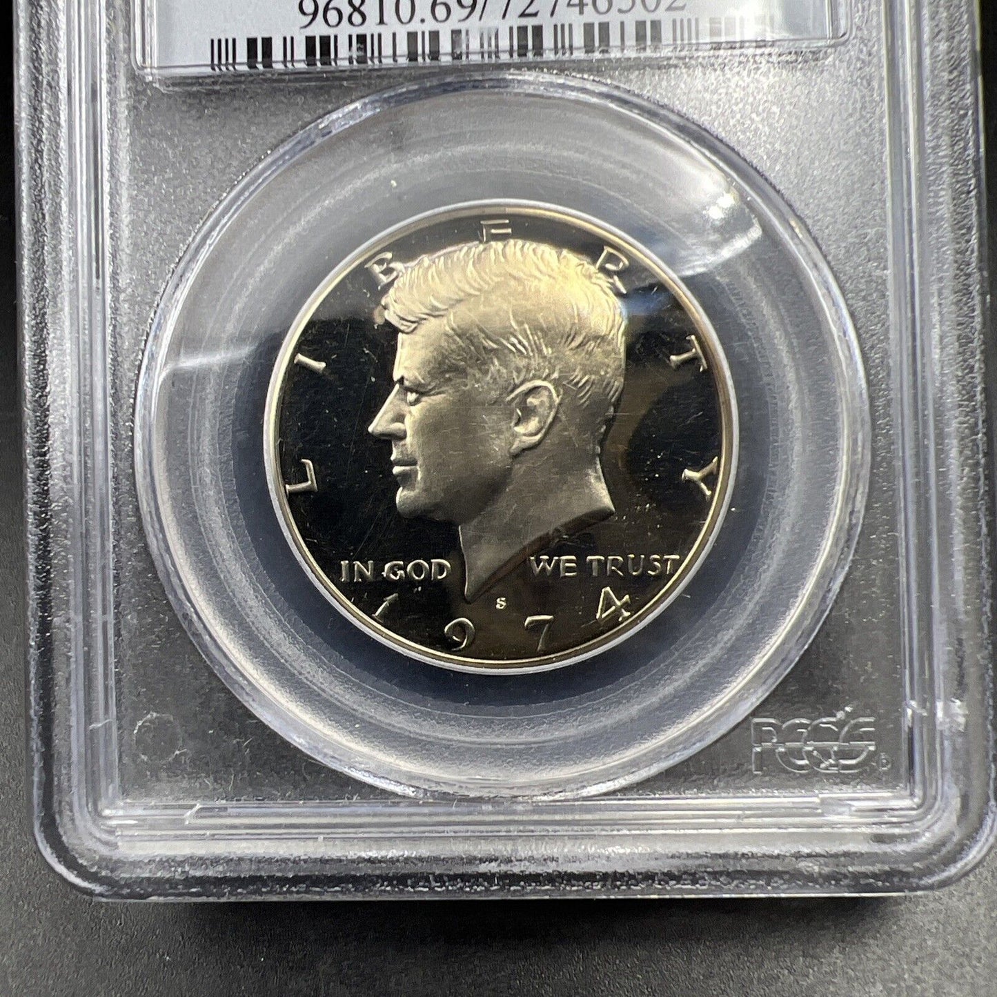 1974 S Kennedy Half Dollar Coin PCGS PR69 DCAM #502 Gem Proof Certified