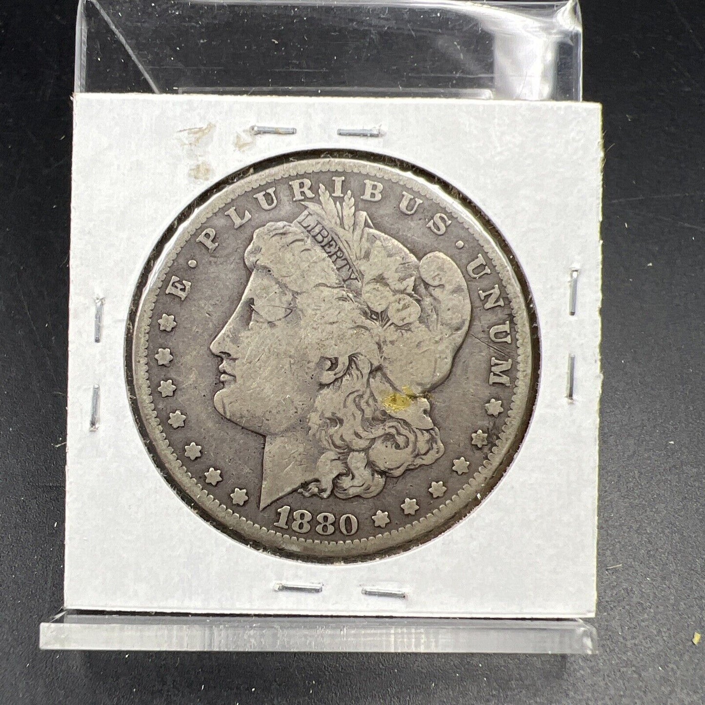 1880 O $1 Morgan Silver Dollar Coin Micro O VAM Variety VG Circ