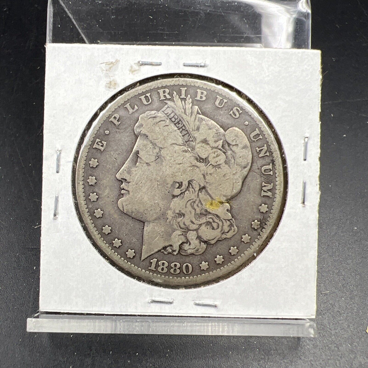 1880 O $1 Morgan Silver Dollar Coin Micro O VAM Variety VG Circ