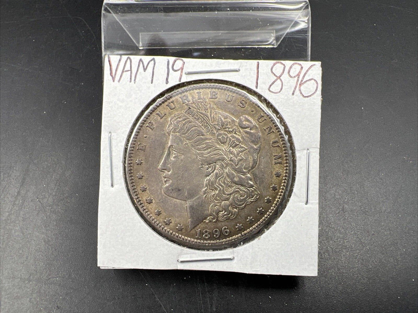 1896 P Morgan Silver Dollar Coin VAM 19 MPD Misplaced Date 7 in Denticles CH AU