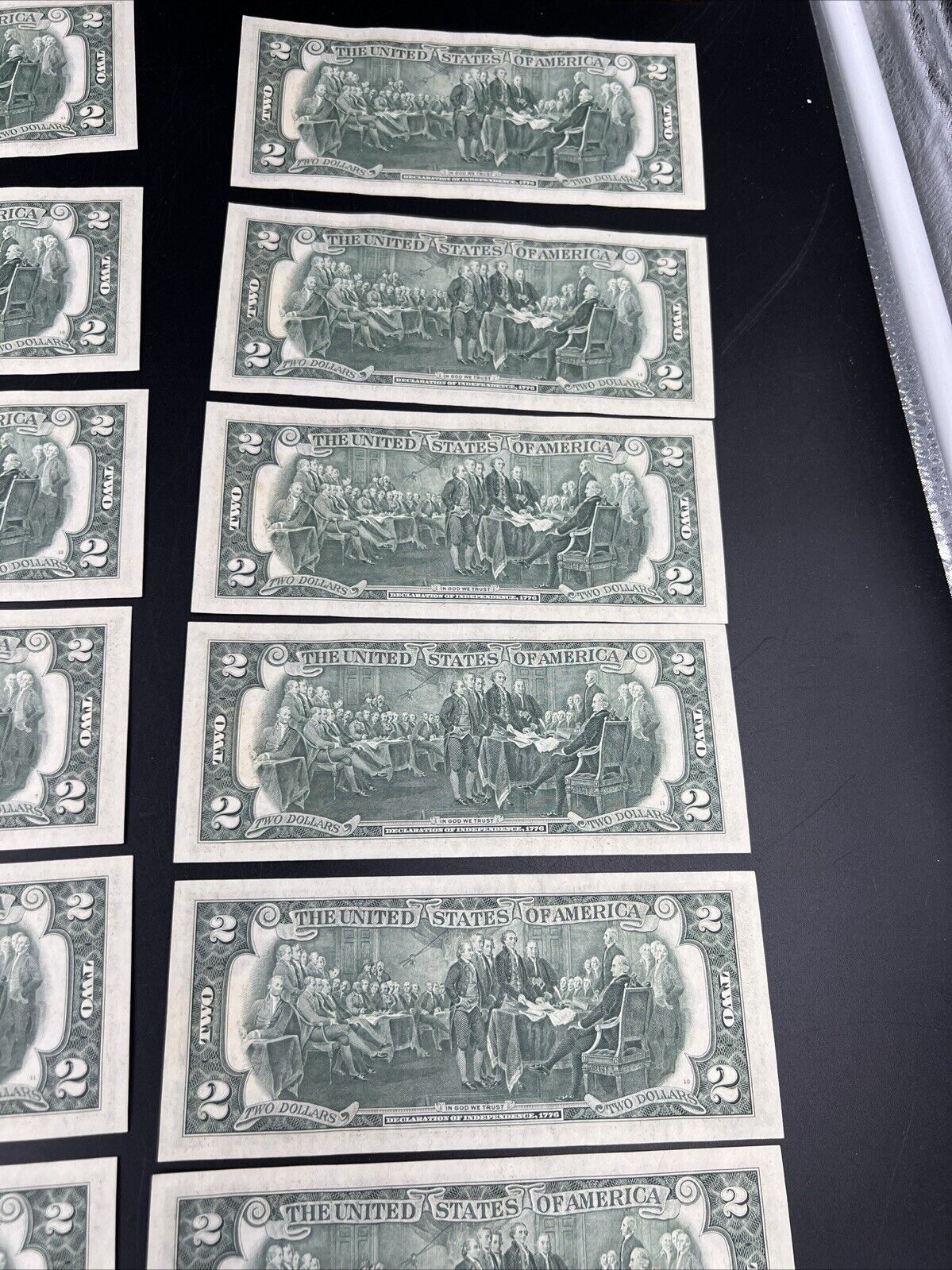 15 Consecutive 1976 $2 FRN Two Dollar Federal Reserve Postal Note CH AU/UNC