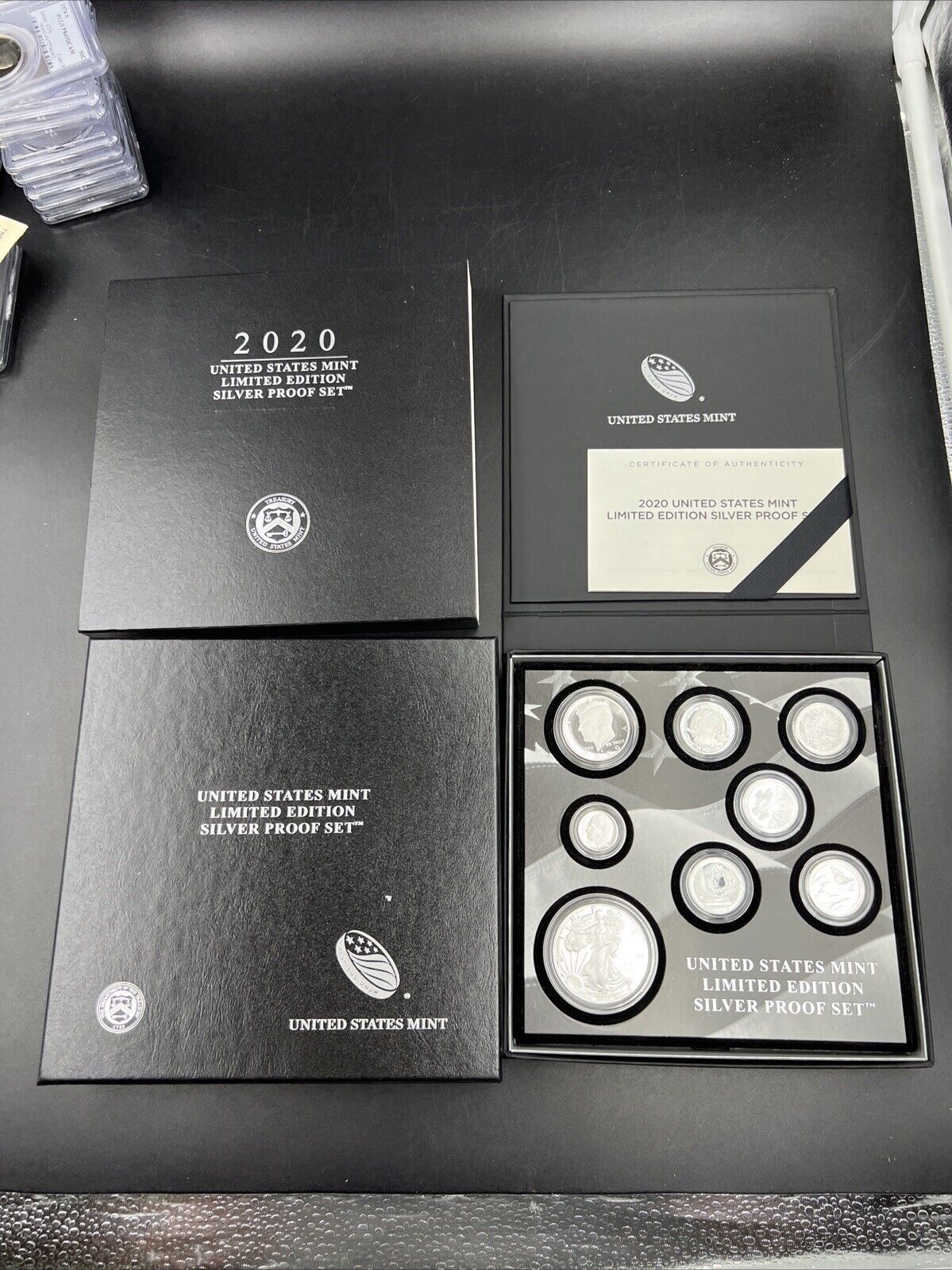 2020 United States Mint Limited Edition Silver Eagle Proof Set w/ Box & COA