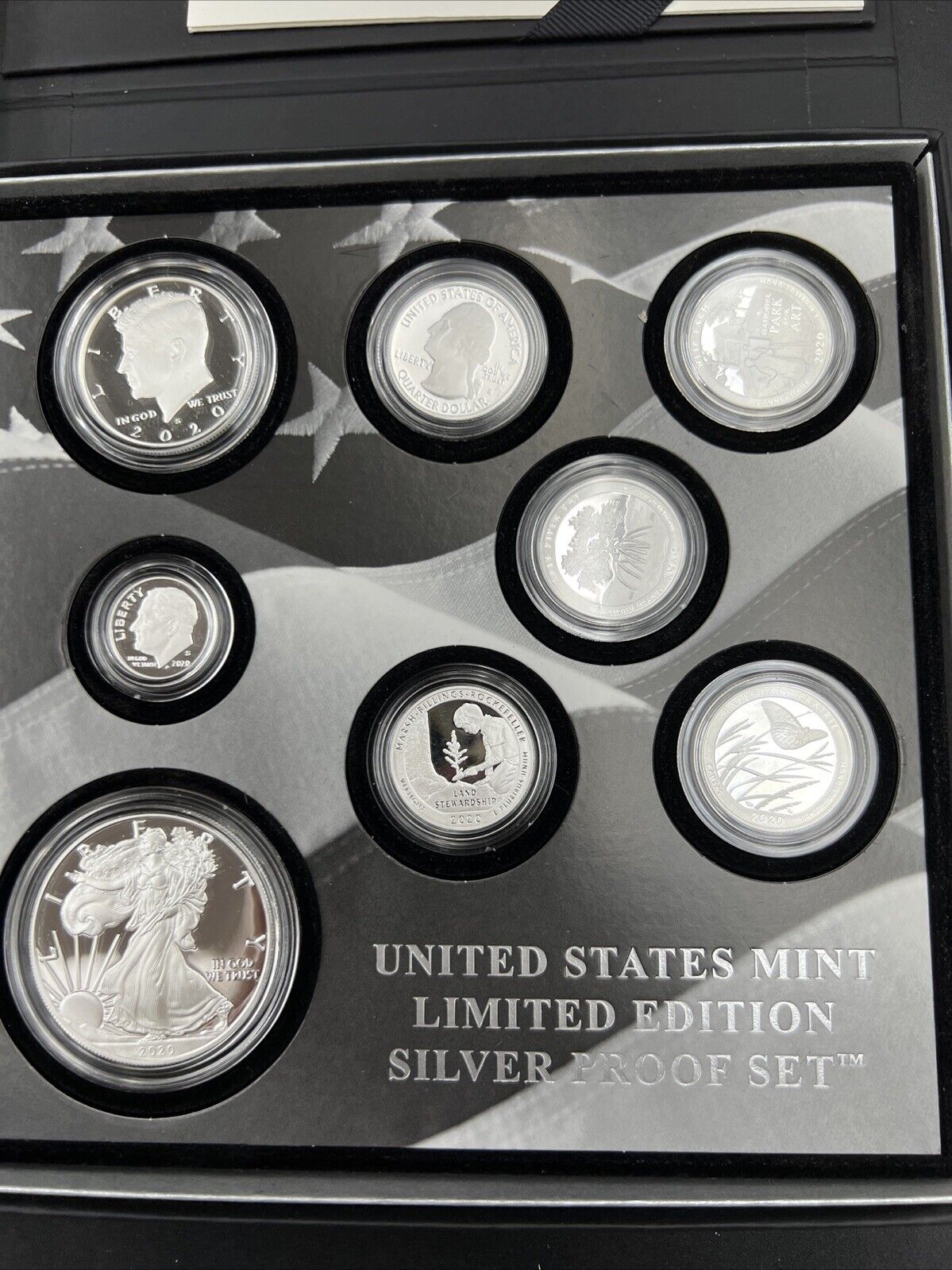 2020 United States Mint Limited Edition Silver Eagle Proof Set w/ Box & COA