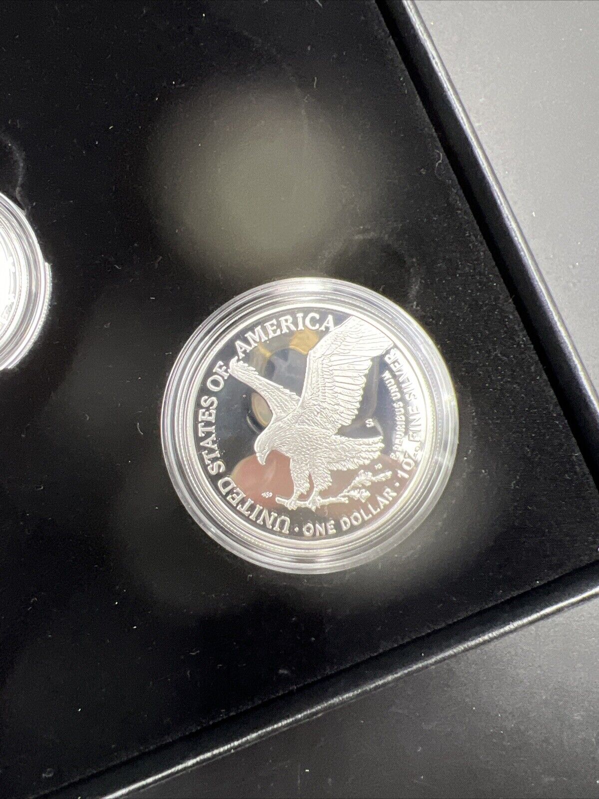 2021 6 Coin Limited Edition Silver Proof Set with Type 1 & @ ASE Silver Eagles