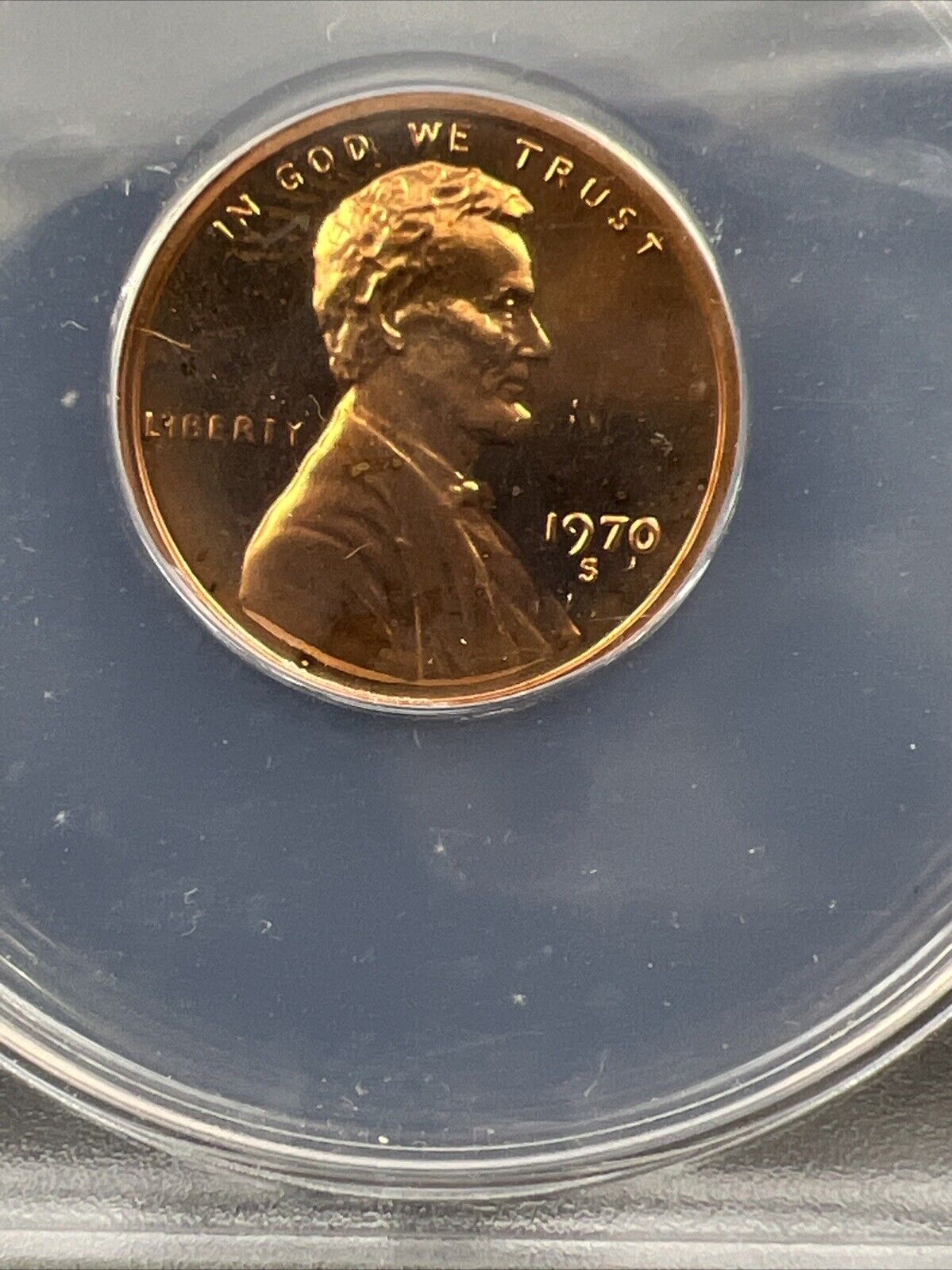 1970 S 1c FS-1402 Small Date Variety Lincoln Memorial Cent Coin PF65 Cameo ANACS