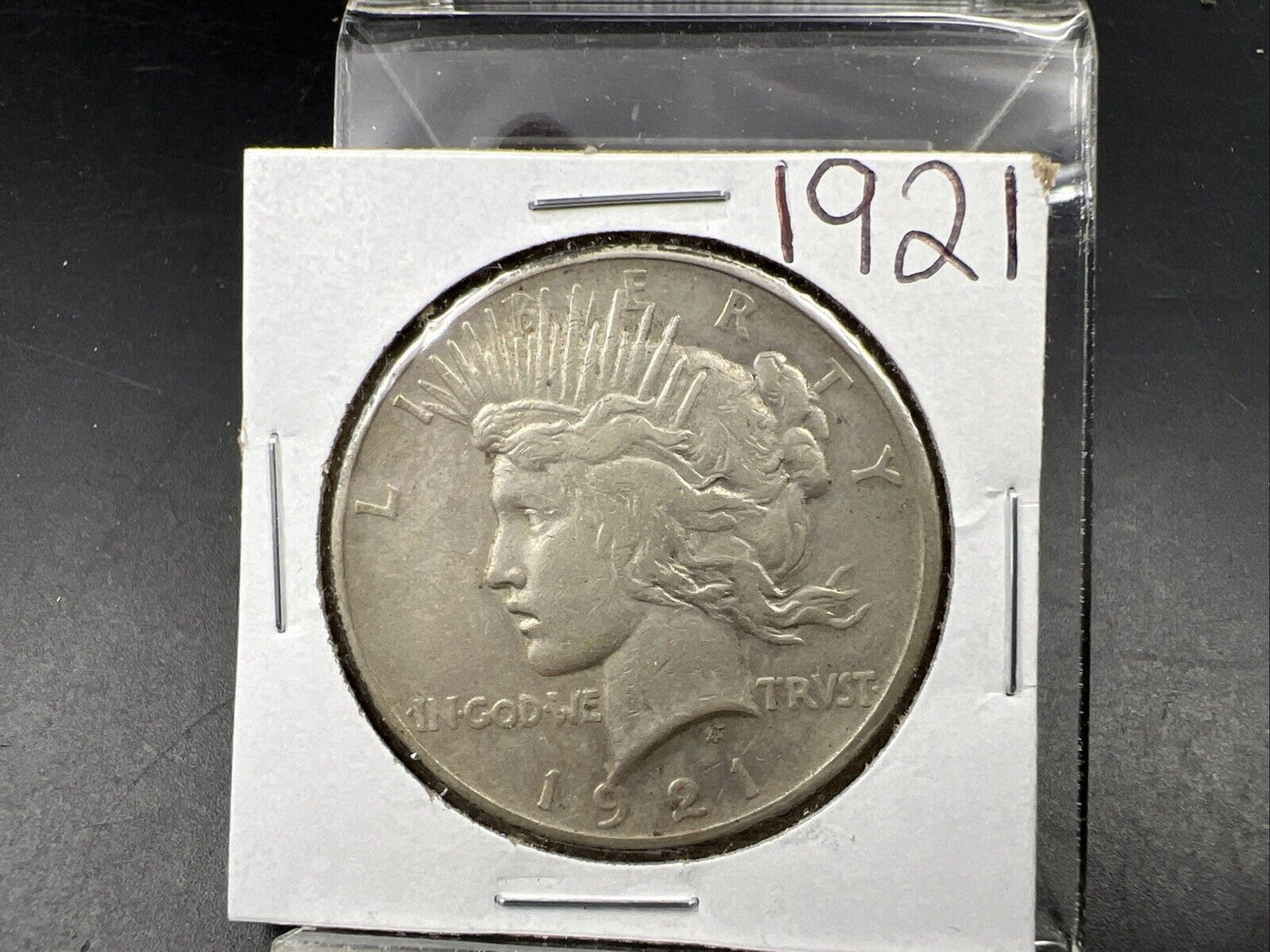 1921 P $1 Peace Silver Dollar Coin Choice VF Very Fine Circ