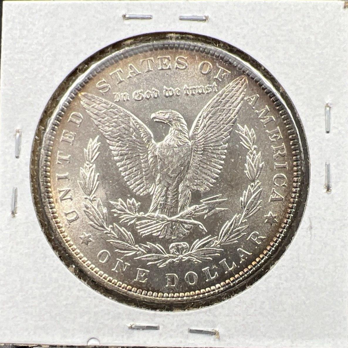 1879 P $1 Morgan Silver Dollar Coin Choice AU About UNC Nice Toning