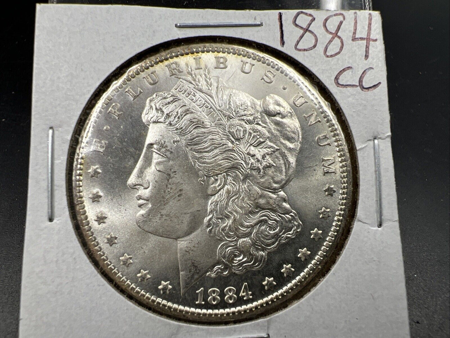 1884 CC $1 Morgan Silver Dollar Coin Choice BU UNC Uncirculated