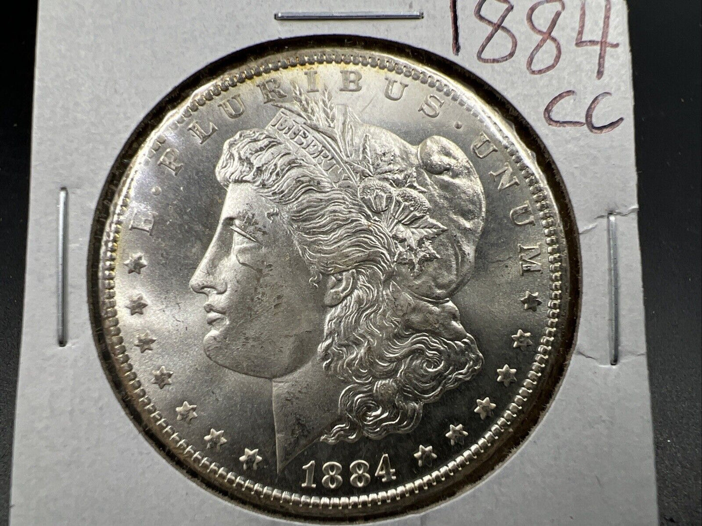 1884 CC $1 Morgan Silver Dollar Coin Choice BU UNC Uncirculated