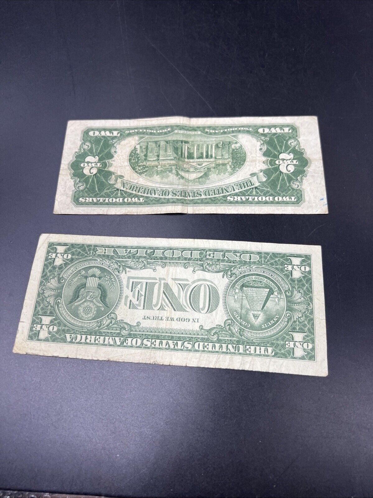 2 Note Set 1953 $2 * Star Legal Tender Note and 1957 $1 Star Silver Certificate