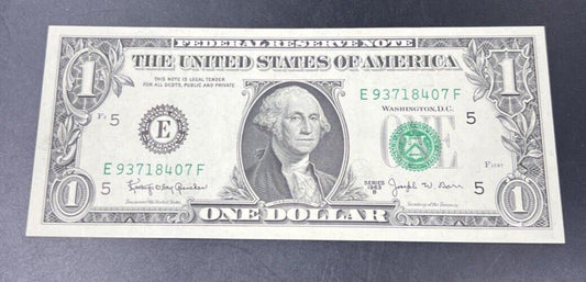 1988 A $1 One Dollar FRN Federal Reserve Note XF Extra Fine Circ