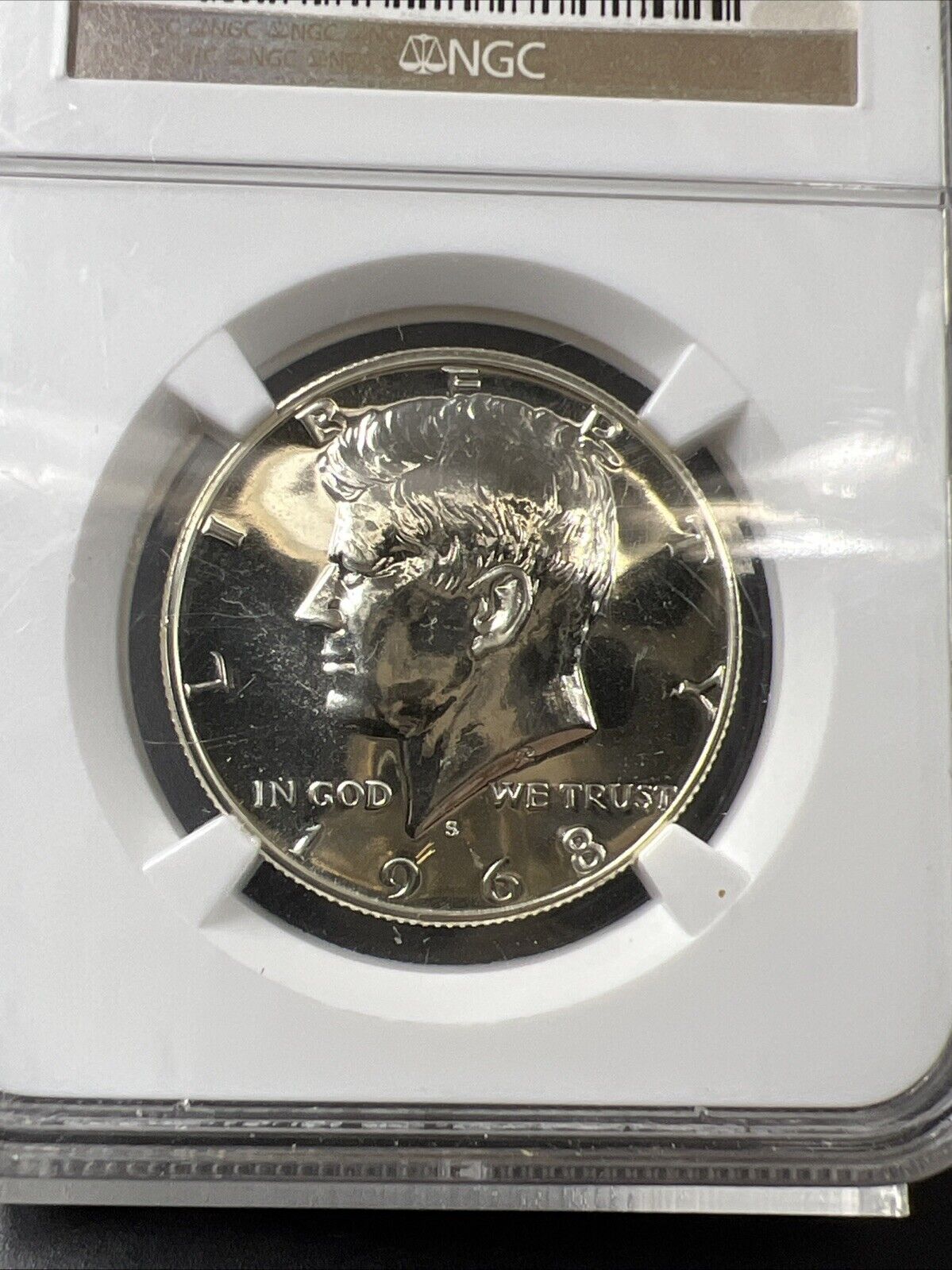 1968 S PF 67 Silver Kennedy Half Dollar 50¢ - NGC Gem Proof Certified