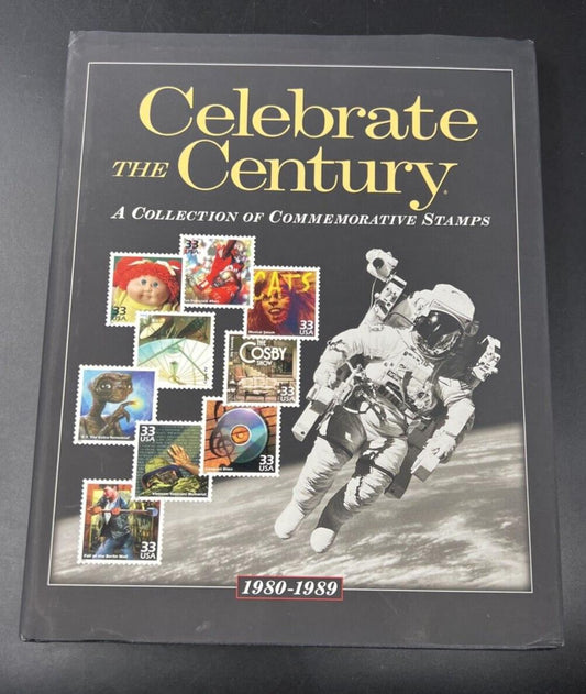 USPS 1980-1989 Celebrate The Century - Collection of Commemorative USPS Book