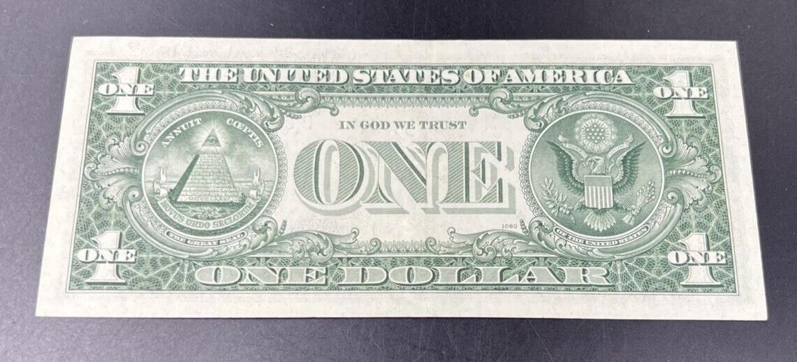 1988 A $1 One Dollar FRN Federal Reserve Note Uncirculated #233