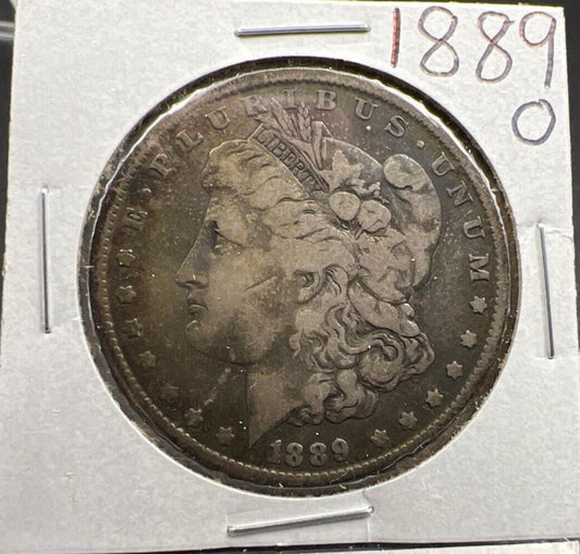 1889 O $1 Morgan Silver Dollar Coin Choice VF Very Fine Circ