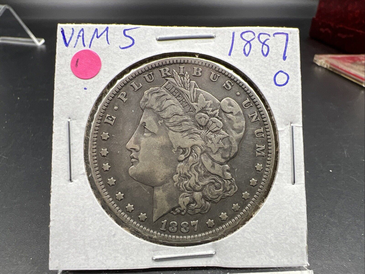 1887 P Morgan Silver Dollar Coin VAM 5 Top 100 Variety DDO Choice VF Very Fine