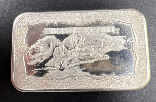 Mother Lode Mint The Prospectors 1 oz .999 Fine Silver Bar CH UNC