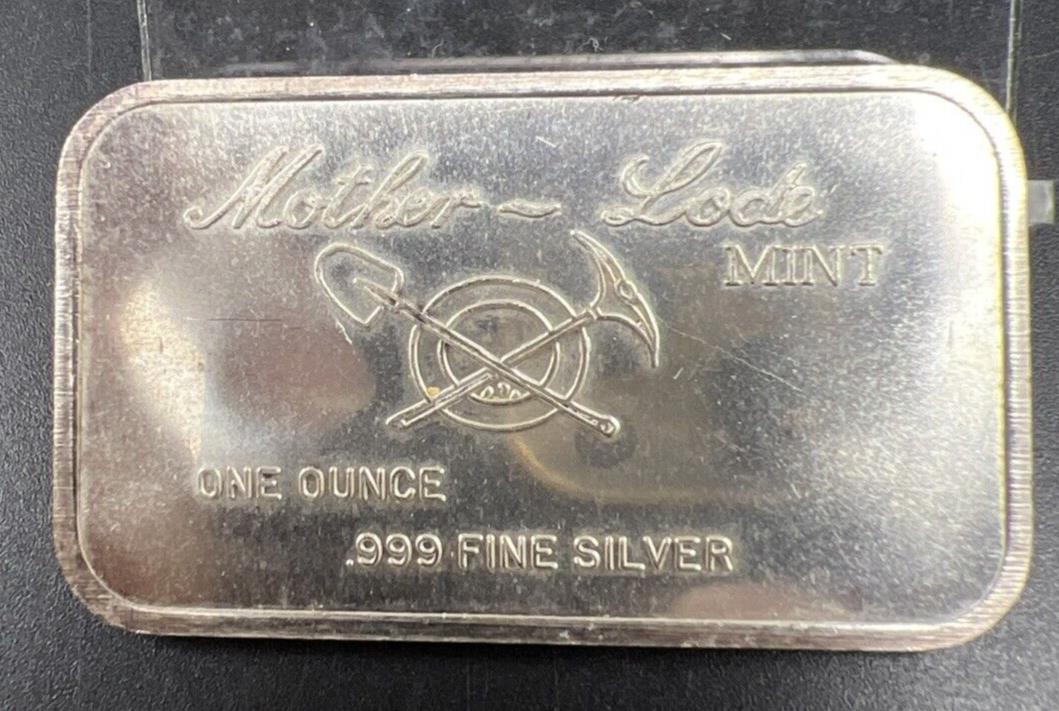 Mother Lode Mint The Prospectors 1 oz .999 Fine Silver Bar CH UNC