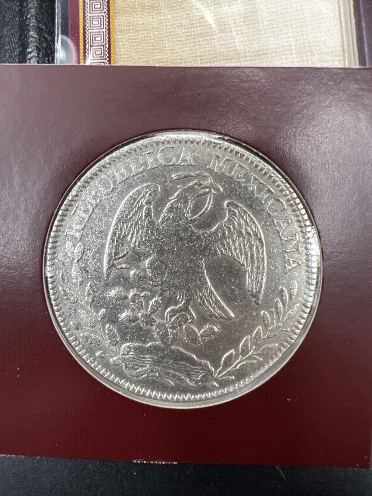 1846 Zs Mexico Zacatecas Mint 8 R Reales Silver Coin VF / XF Details Cleaned