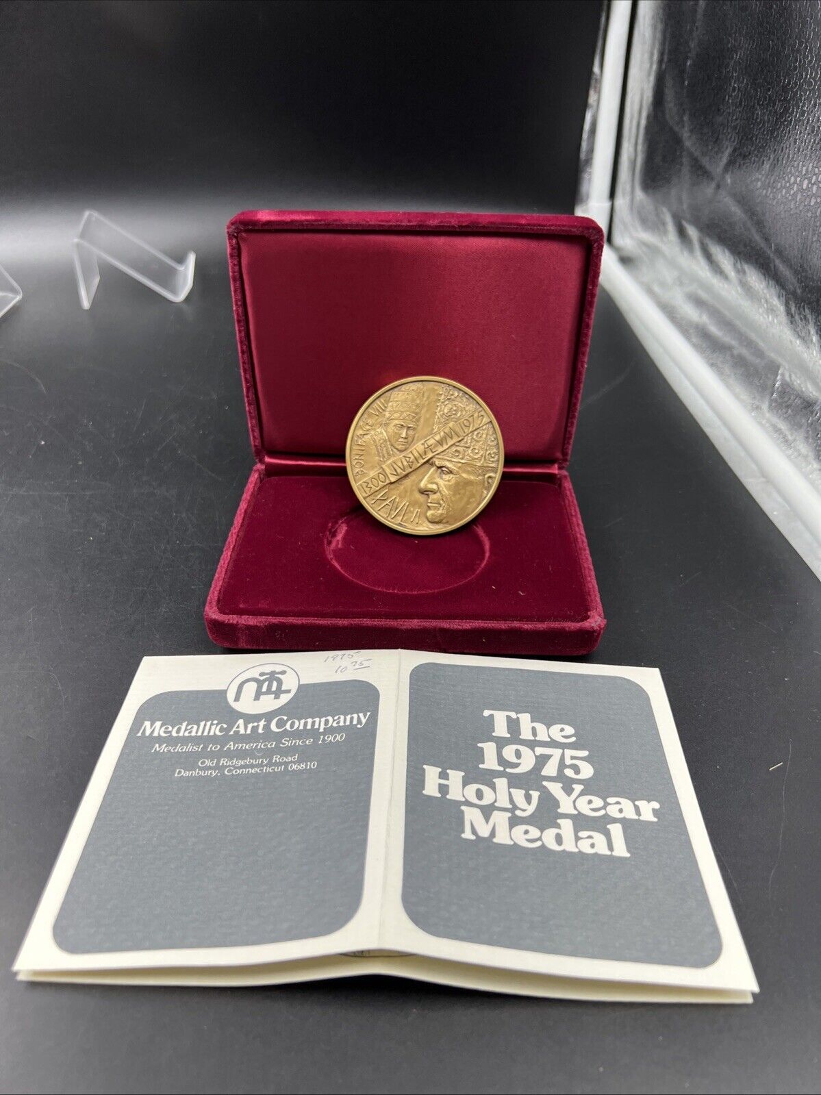 Medallic Art Co 1975 The Holy Year Medal UNC w/ Box & COA