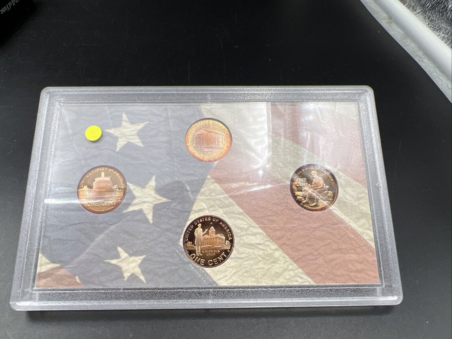 2009 Lincoln 4 Coin Commemorative Proof 1c Set PQ * Rainbow & purple Toning #A