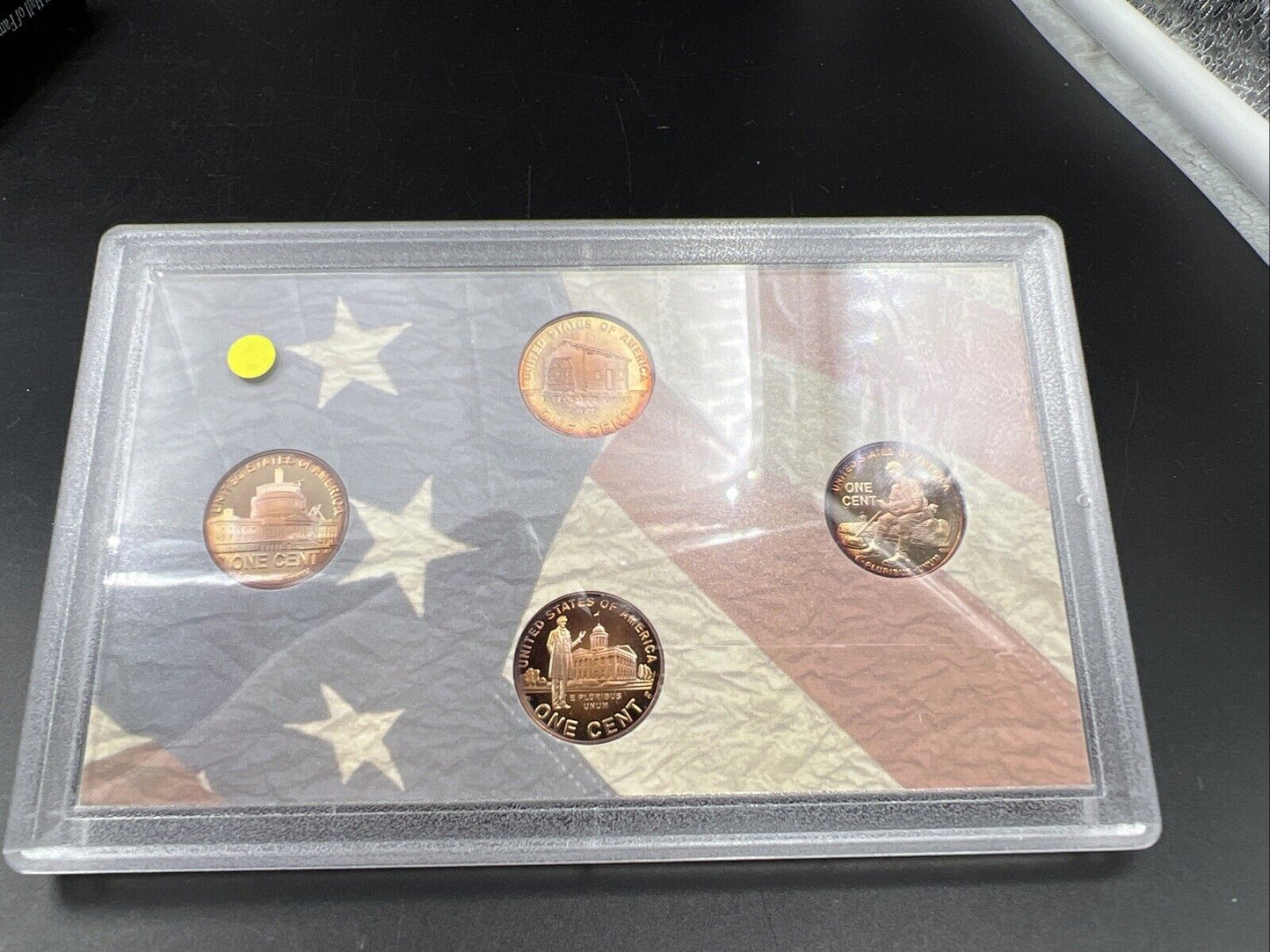 2009 Lincoln 4 Coin Commemorative Proof 1c Set PQ * Rainbow & purple Toning #A