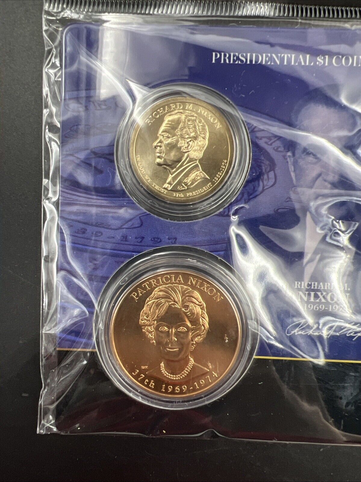 2016 Richard & Patricia Nixon First Spouse $1 Presidential Coin & Medal Set OGP