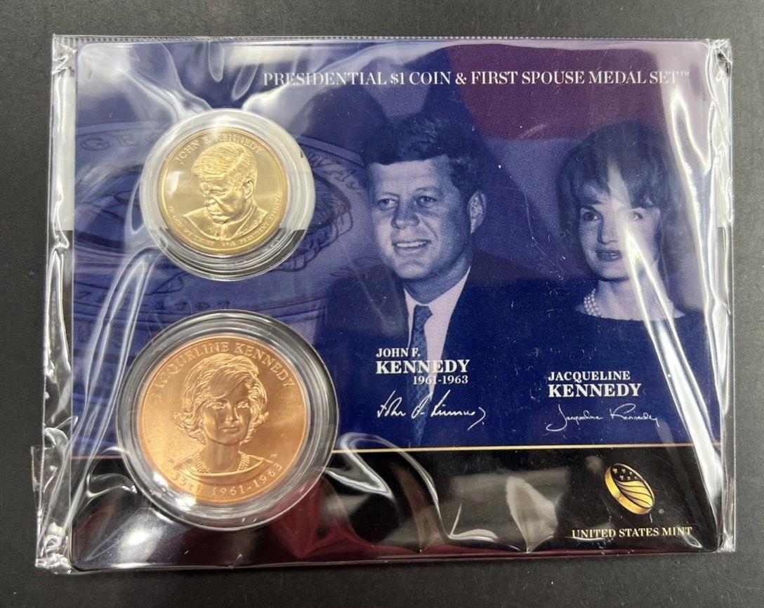 2015 Kennedy First Spouse $1 Presidential Coin & Medal Set OGP