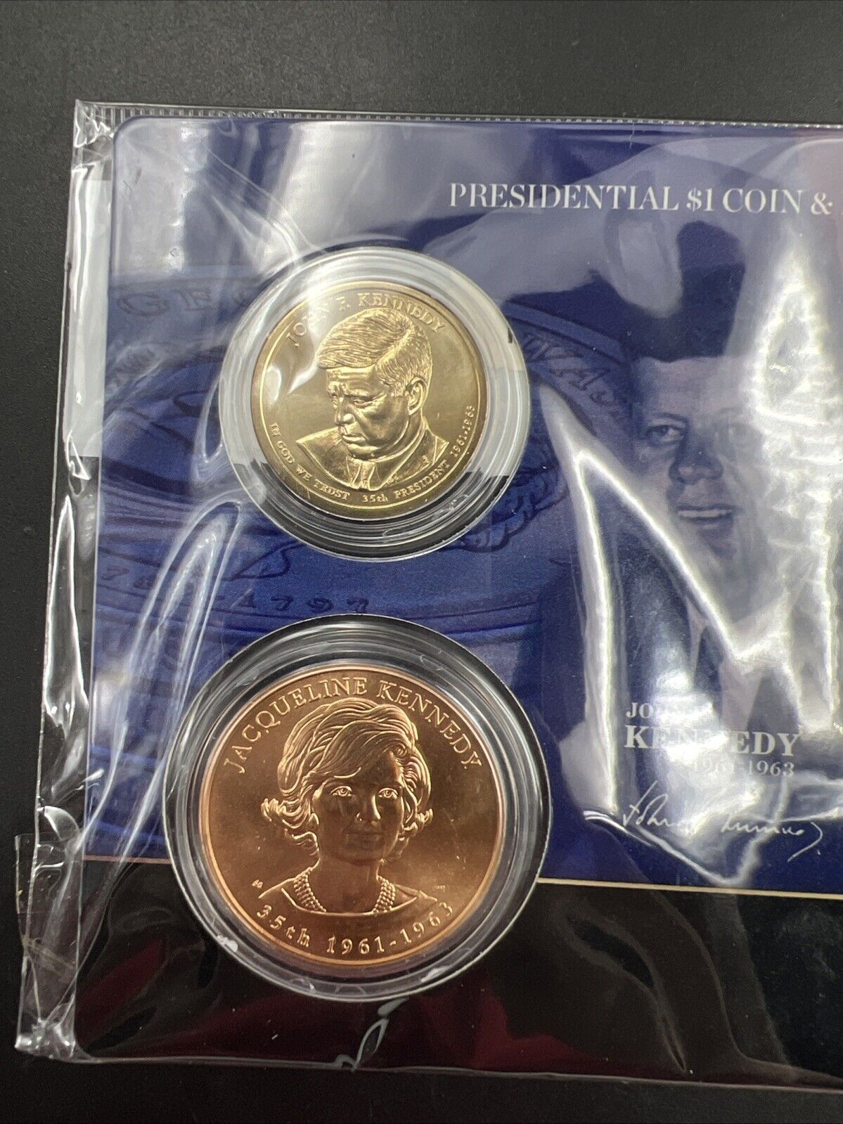 2015 Kennedy First Spouse $1 Presidential Coin & Medal Set OGP