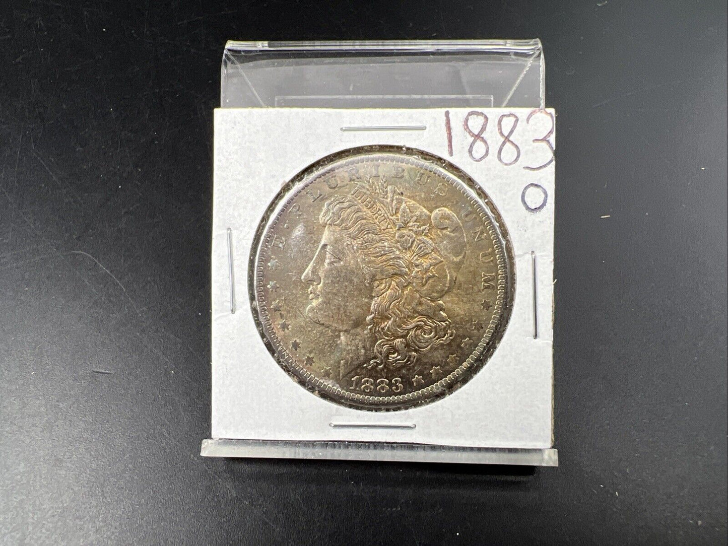 1883 O $1 Morgan Silver Dollar Coin Nice Toning Obverse BU UNC