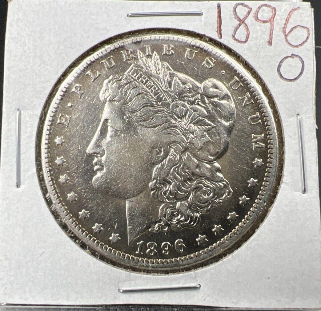 1896 O $1 Morgan Silver Dollar Coin XF EF Extra Fine Details Clean Semi Key Date