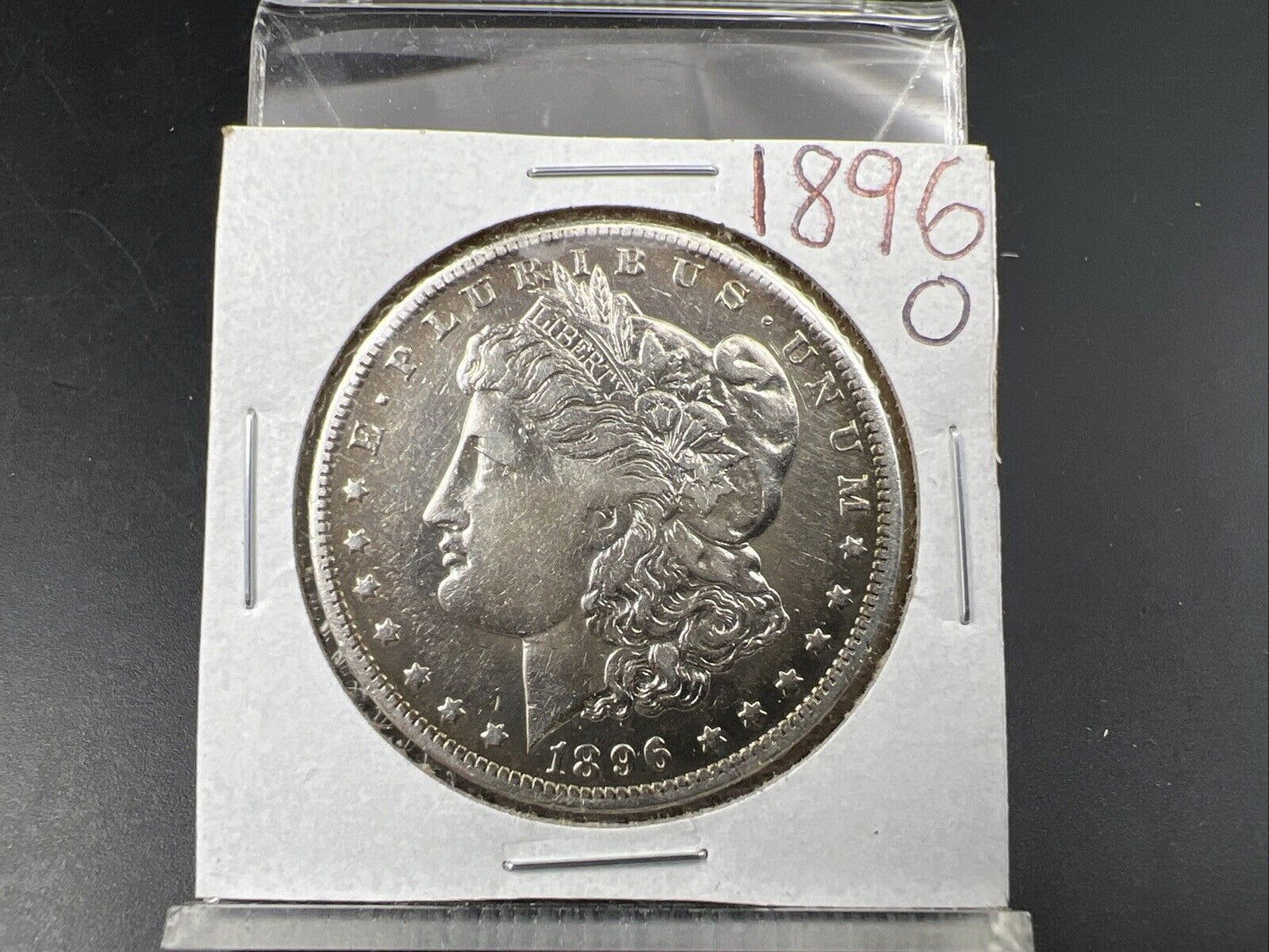 1896 O $1 Morgan Silver Dollar Coin XF EF Extra Fine Details Clean Semi Key Date