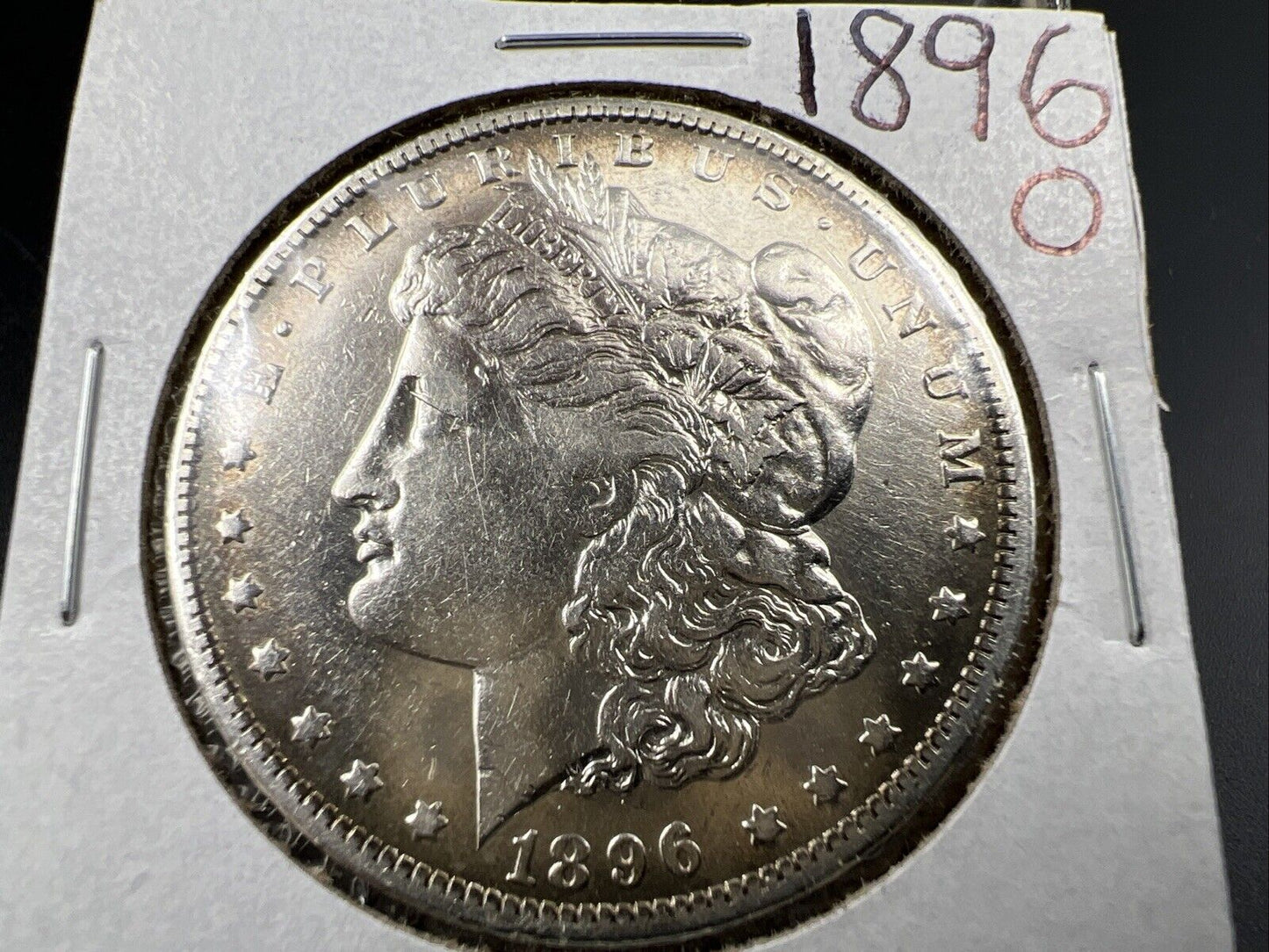 1896 O $1 Morgan Silver Dollar Coin XF EF Extra Fine Details Clean Semi Key Date