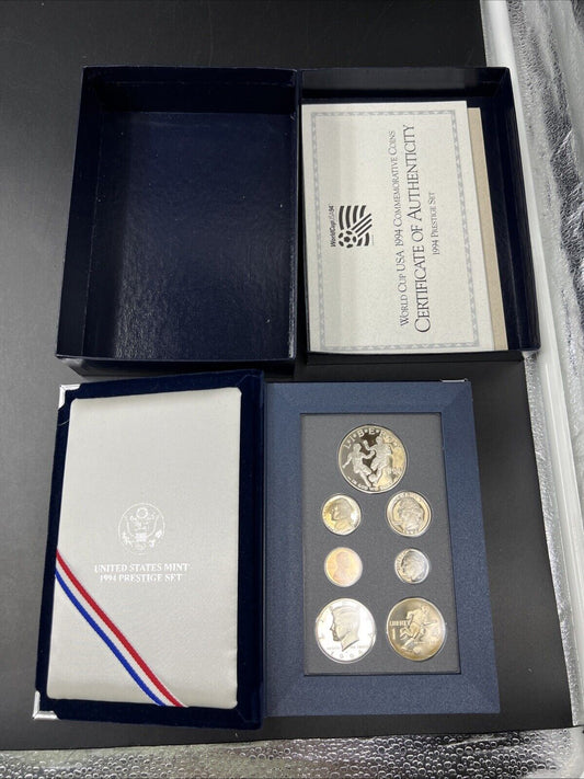 1994 S US Mint Prestige Proof Set OGP used Box & COA