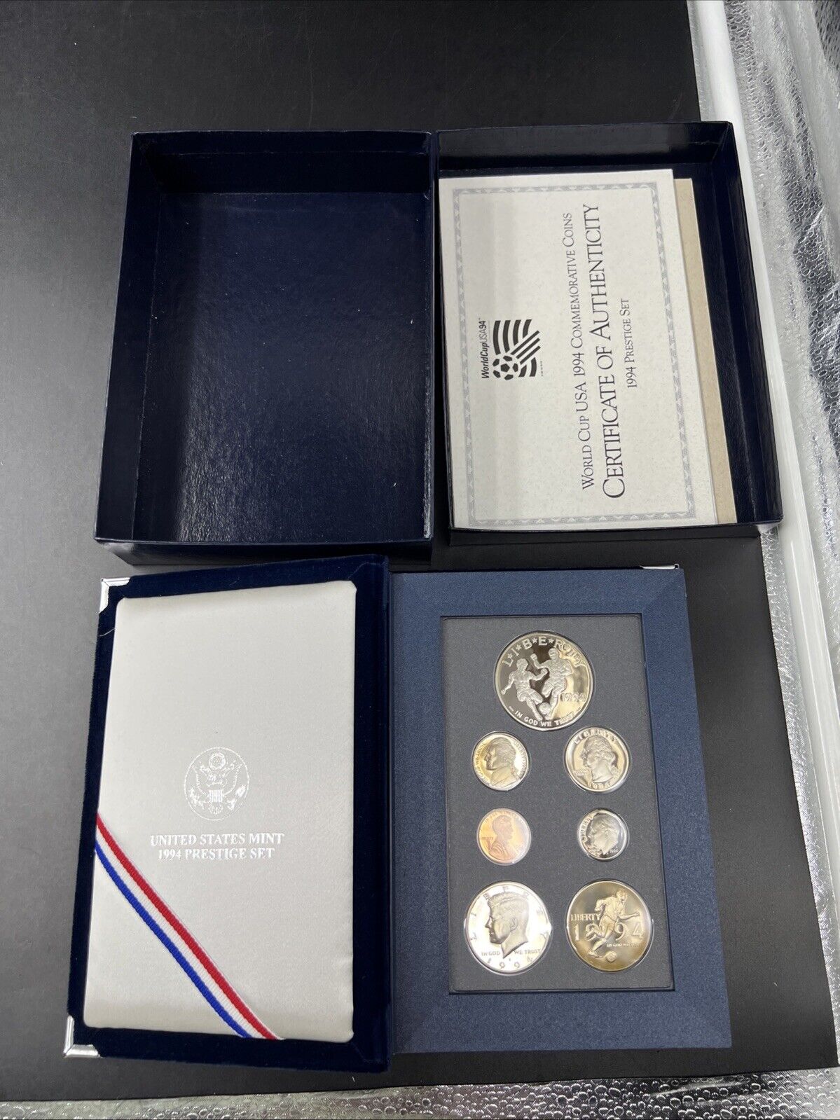 1994 S US Mint Prestige Proof Set OGP used Box & COA