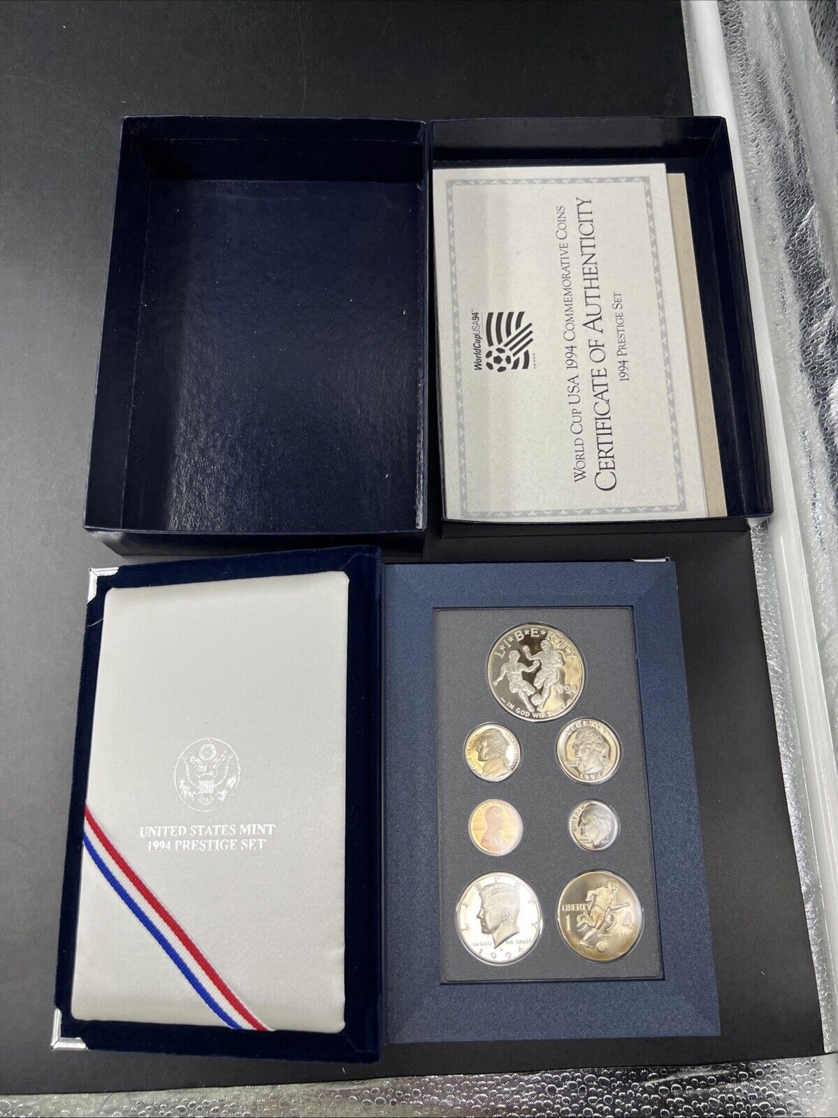 1994 S US Mint Prestige Proof Set OGP used Box & COA