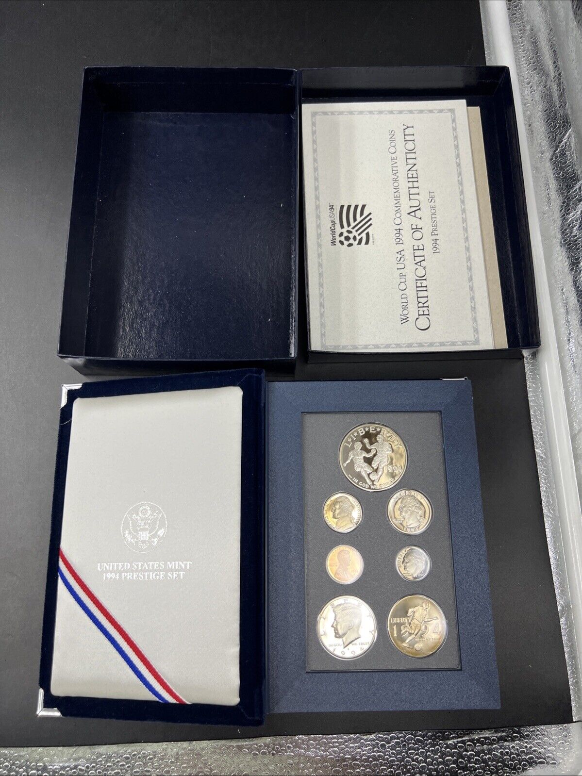 1994 S US Mint Prestige Proof Set OGP used Box & COA