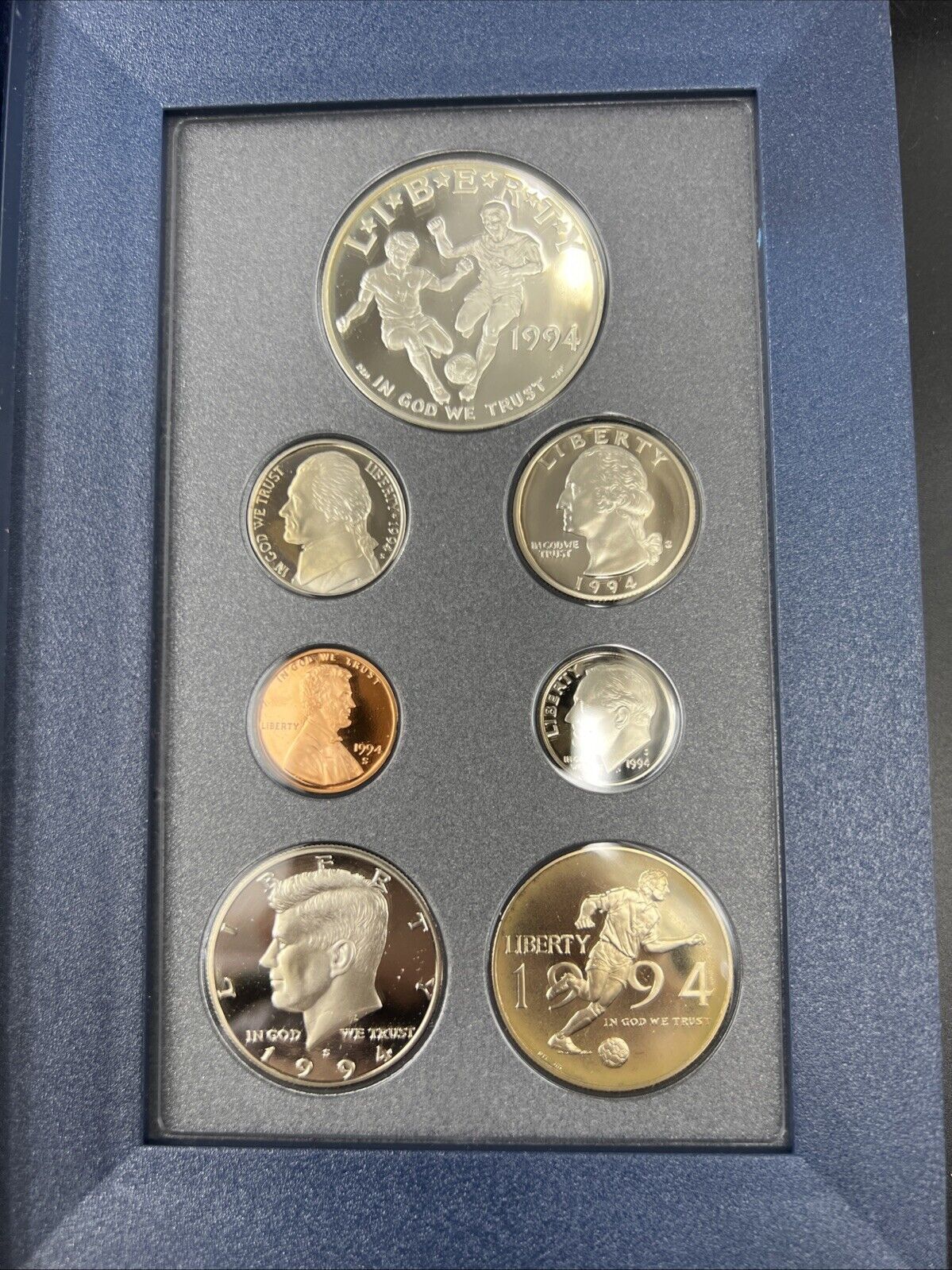 1994 S US Mint Prestige Proof Set OGP used Box & COA