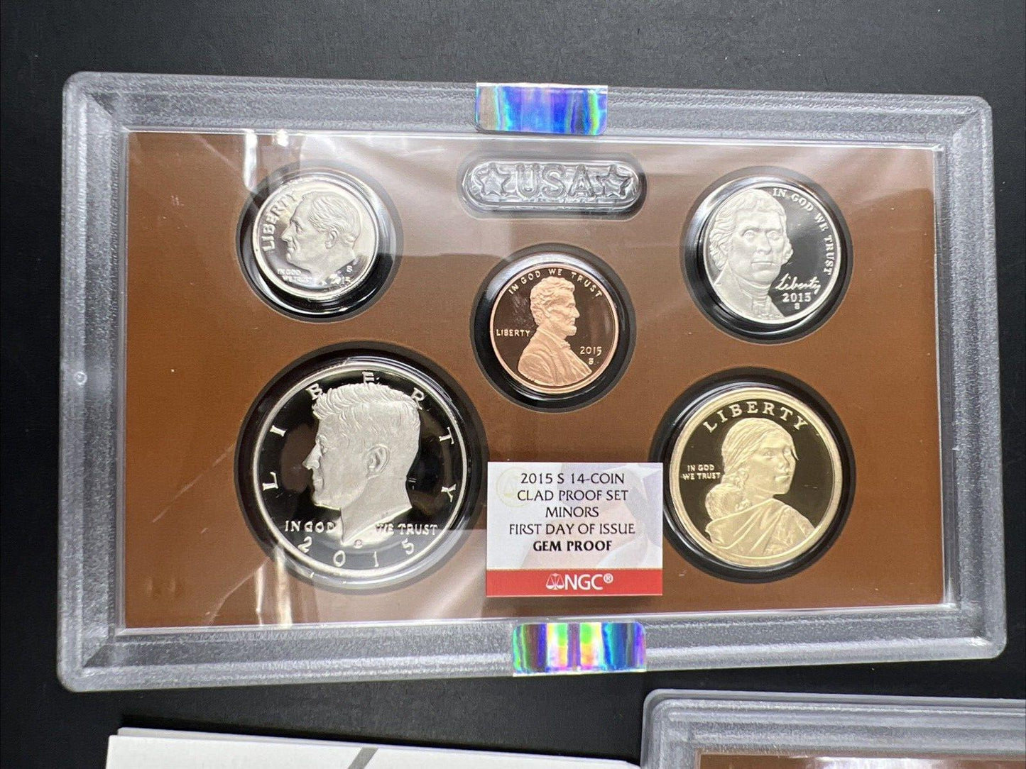 2015 US Mint OGP Proof Set NGC Certified First Day of Issue United States Mint