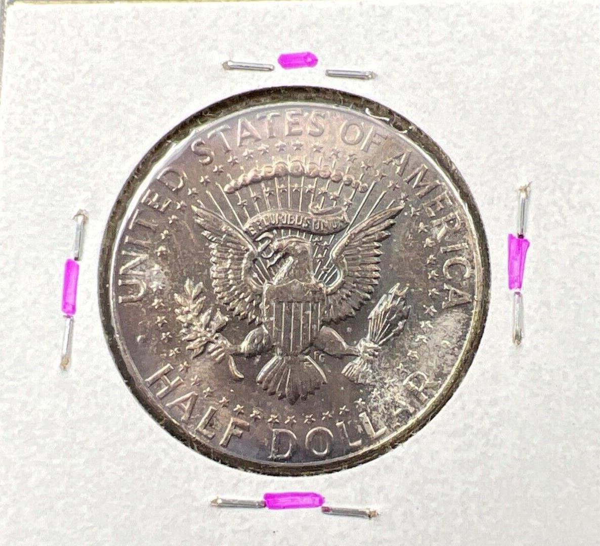 1964 P Kennedy Half Dollar Coin Choice BU UNC Neat Toning Toner #1124A