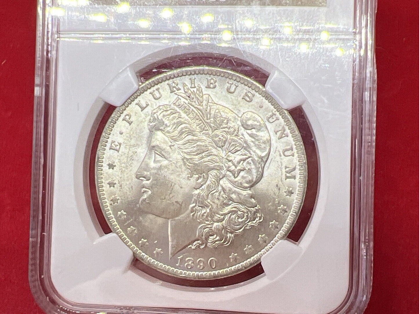 1890 O $1 Morgan Silver Dollar Coin NGC MS63 Choice BU Certified Brown Label